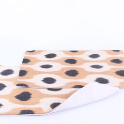 Ikat Silk Velvet Pillow 16x24 - Handmade Boho Cushion Cover Turkish Home Decor Accent - thumbnail 4