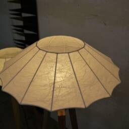 Tripod Floor Lamp Tripod Retro 60 - 70S Cocoon Design Floor Lamp Standard - thumbnail 3