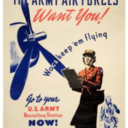 Reprint Of The Ww2 Propaganda Poster - Women's Army Air Corp - thumbnail 3