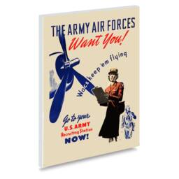 Reprint Of The Ww2 Propaganda Poster - Women's Army Air Corp - thumbnail 2