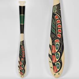 First Nations Paddle Five Feet Length Various Designs - thumbnail 3
