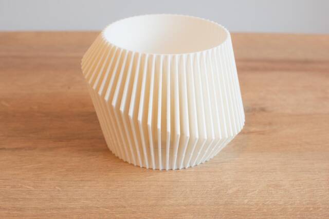 Asymmetric Indoor Planter Modern Succulent Pot With Hidden Tray - image 1