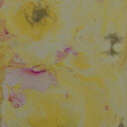 Modern Yellow Glass Clock, Abstract Wall Art, Handmade Home Decor - thumbnail 3