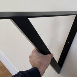 Heavy Duty Metal Bracket, Floating Desk Table, Shelf, Sink Wall Mounted, Breakfast, Solid Strong Steel Bracket - thumbnail 2