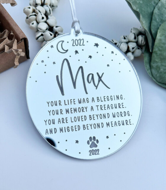 Pet Sympathy Gift, Memorial Loss Dog Cat Bereavement Keepsake - image 1