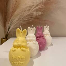 Happy Easter Bunny Egg Candle - thumbnail 3