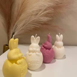 Happy Easter Bunny Egg Candle - thumbnail 4