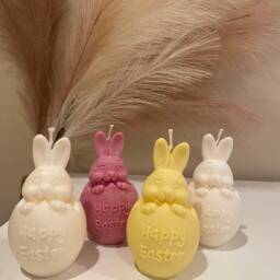 Happy Easter Bunny Egg Candle - thumbnail 2