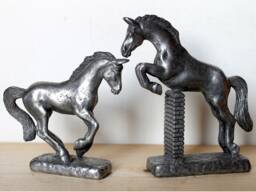 Pewter Sculptures By The Sculptor Giuseppe Albano - Horse Theme - thumbnail 1