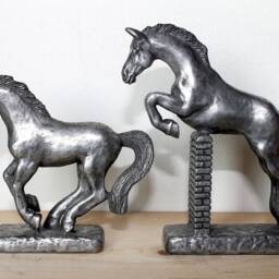 Pewter Sculptures By The Sculptor Giuseppe Albano - Horse Theme - thumbnail 4