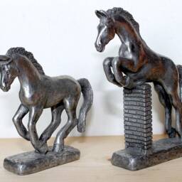 Pewter Sculptures By The Sculptor Giuseppe Albano - Horse Theme - thumbnail 2