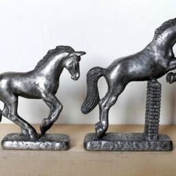 Pewter Sculptures By The Sculptor Giuseppe Albano - Horse Theme - thumbnail 3