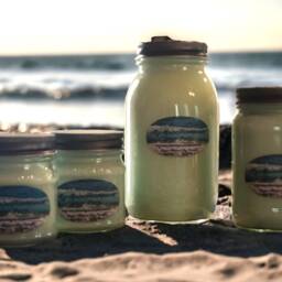 Ocean Breeze Soy Candle Handmade Coastal Scent, Maine Made - thumbnail 4