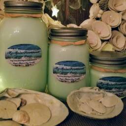 Ocean Breeze Soy Candle Handmade Coastal Scent, Maine Made - thumbnail 3
