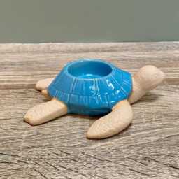 Small Ceramic Tealight Turtle Candle Holder Seaside Beach Nautical Home Decoration Ornament - thumbnail 3