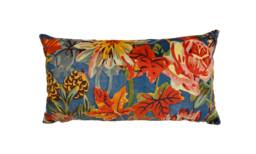 stunning Designer Floral Velvet Cushion Cover - Handmade Throw Pillow Luxury Home Decor - thumbnail 1