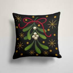 Christmas Cushion Cover/Snowman Pillow Cover/Christmas Gift/Christmas Decoration/Christmas Eve Gift/Kids Gift/Red Case - thumbnail 2