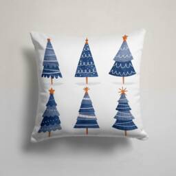 Christmas Cushion Cover/Snowman Pillow Cover/Christmas Gift/Christmas Decoration/Christmas Eve Gift/Kids Gift/Red Case - thumbnail 4