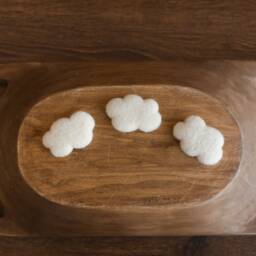 Newborn Rainbow Felted Wool Prop, Newborn Prop, Felted Star Photography Props, Newborn Moon Stars Set - thumbnail 2