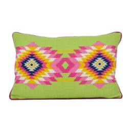 Andrew Martin - Cruz Cactus South American Southwest Inspired Contrast Piped Cushion Cover Handmade Throw Pillow Designer Home D??cor - thumbnail 2