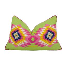 Andrew Martin - Cruz Cactus South American Southwest Inspired Contrast Piped Cushion Cover Handmade Throw Pillow Designer Home D??cor - thumbnail 1