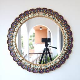 "Peruvian Mirrors ""New Purple 60cm "
