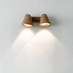 Bell Sconce, Ceramic Wall Clay Mounted Lights, Fancy Jar Light For Bedroom, Living Room, Bathroom Sconce - thumbnail 2