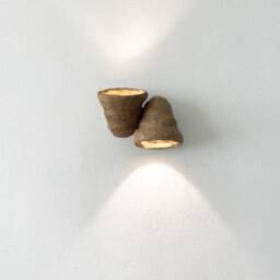 Bell Sconce, Ceramic Wall Clay Mounted Lights, Fancy Jar Light For Bedroom, Living Room, Bathroom Sconce - thumbnail 3