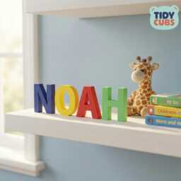 Custom 12cm 3D Letter Name Sign - Children's Nursery Decor Personalised Bedroom Wall Art - thumbnail 4