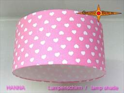 Pink Lampshade Hanna ??40 cm Heart Lamp Children's - thumbnail 1
