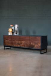 Walnut Media Unit, Tv Stand, Credenza, Sideboard - Koda