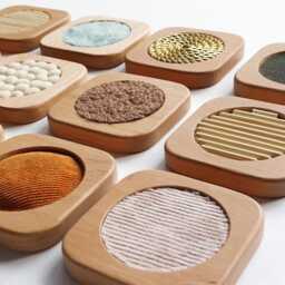 Montessori Wooden Sensory Cards Tactile Toy For Babies & Toddlers - thumbnail 4