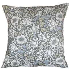 Clarke & William Morris Mallow Slate Dove Arts Crafts Cushion Cover 18 - thumbnail 1