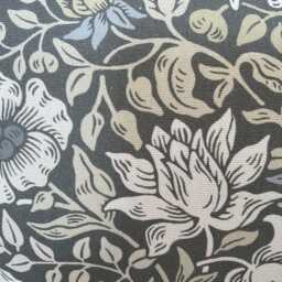 Clarke & William Morris Mallow Slate Dove Arts Crafts Cushion Cover 18 - thumbnail 3