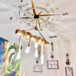 Compass Wall Decal Nautical Decor Bedroom Art Sticker Bathroom - X327 - thumbnail 3