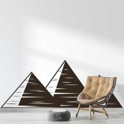 Egyptian Pyramids Wall Decal Ancient Architecture Room Decor 2690 - thumbnail 1