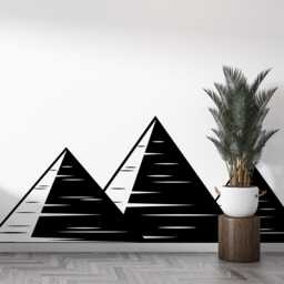 Egyptian Pyramids Wall Decal Ancient Architecture Room Decor 2690 - thumbnail 2