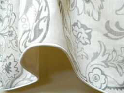 Kravet-Royale-Window Valance/Corded, Lined Valance/ Rod Pocket Scalloped Quality Linen Toile From England - thumbnail 3
