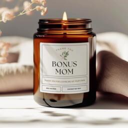 Bonus Mom, Mother's Day Gifts, Personalized Gift, Other Stepmom Mothers Candle, Sentimental Gift For Mom - thumbnail 1