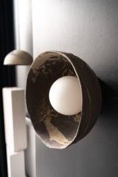 Handcrafted Ceramic Wall Sconce Rustic Home Decor Light