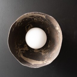 Handcrafted Ceramic Wall Sconce Rustic Home Decor Light - thumbnail 3