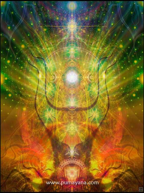 The Tree Of Life - Tapestry Wall Hanging Meditation Spiritual Yoga- Visionary Sacred Geometry- Art - image 1