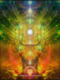 The Tree Of Life - Tapestry Wall Hanging Meditation Spiritual Yoga- Visionary Sacred Geometry- Art - thumbnail 1