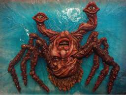 Retired The Thing Norris Spiderhead Wall Plaque