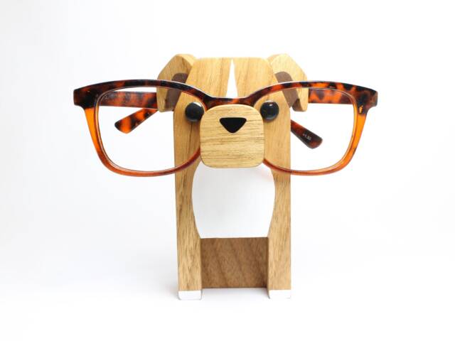 Pitbull Dog Eyeglass Stand/Glasses Holder - image 1