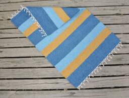 "Hand Woven Rug - 24"" X 35" - thumbnail 1