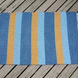 "Hand Woven Rug - 24"" X 35" - thumbnail 2