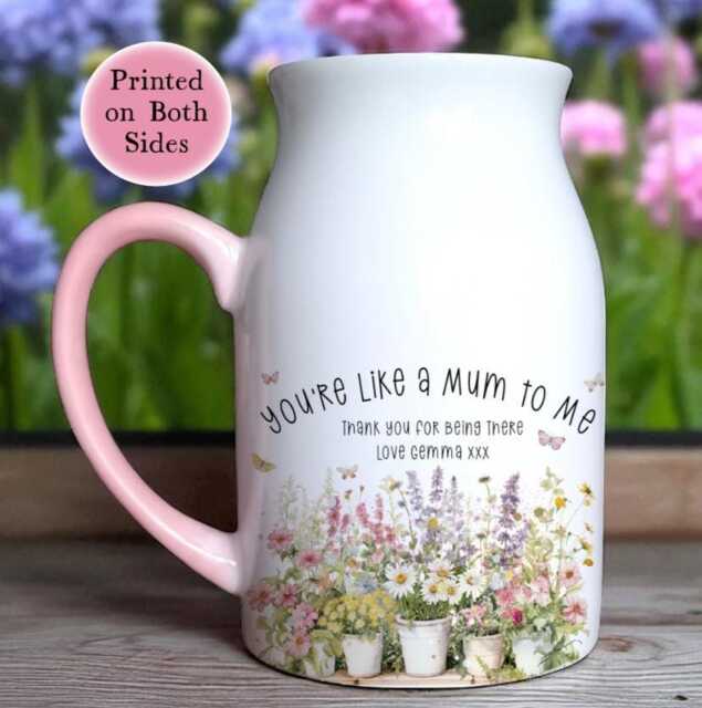 "Ceramic Jug Vase - ""You're Like A Mum To Me" - image 1