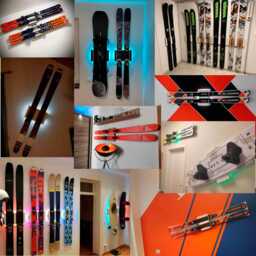 Clipboart?? Customized - Wooden Wall Mount Mountening Fastening Clamping Clip For Ski - thumbnail 2