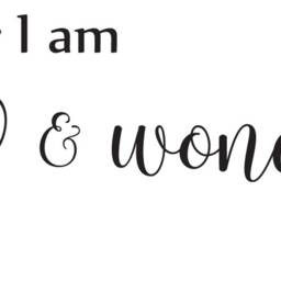 "Vinyl Wall Art Decal - Psalm 13914 ""I Praise You, For I Am Fearfully & Wonderfully Made." - thumbnail 3